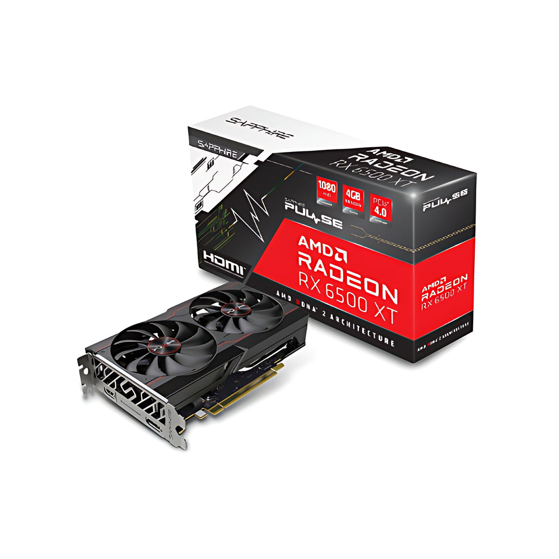 Sapphire Pulse Radeon RX 6500 XT 4GB GDDR6 Graphics Card