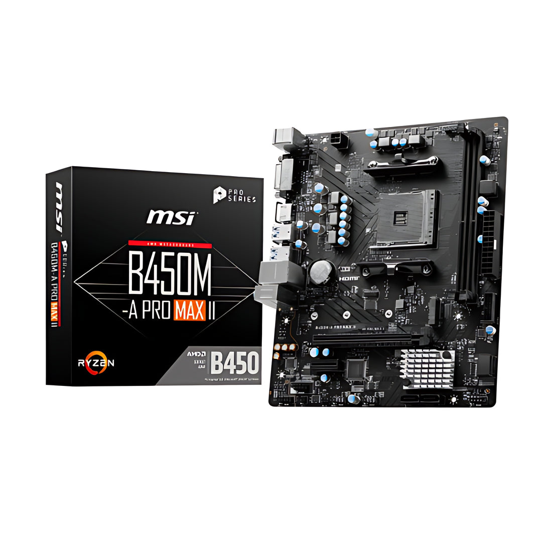 MSI B450M-A PRO MAX II AMD AM4 Motherboard