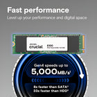 Crucial E100 1TB PCIe Gen4 NVMe M.2 SSD