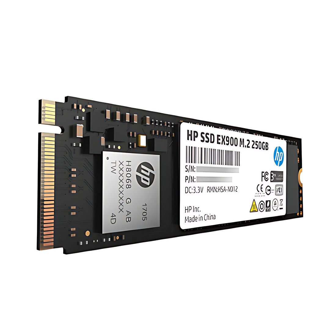 HP EX900 250GB M.2 NVMe SSD