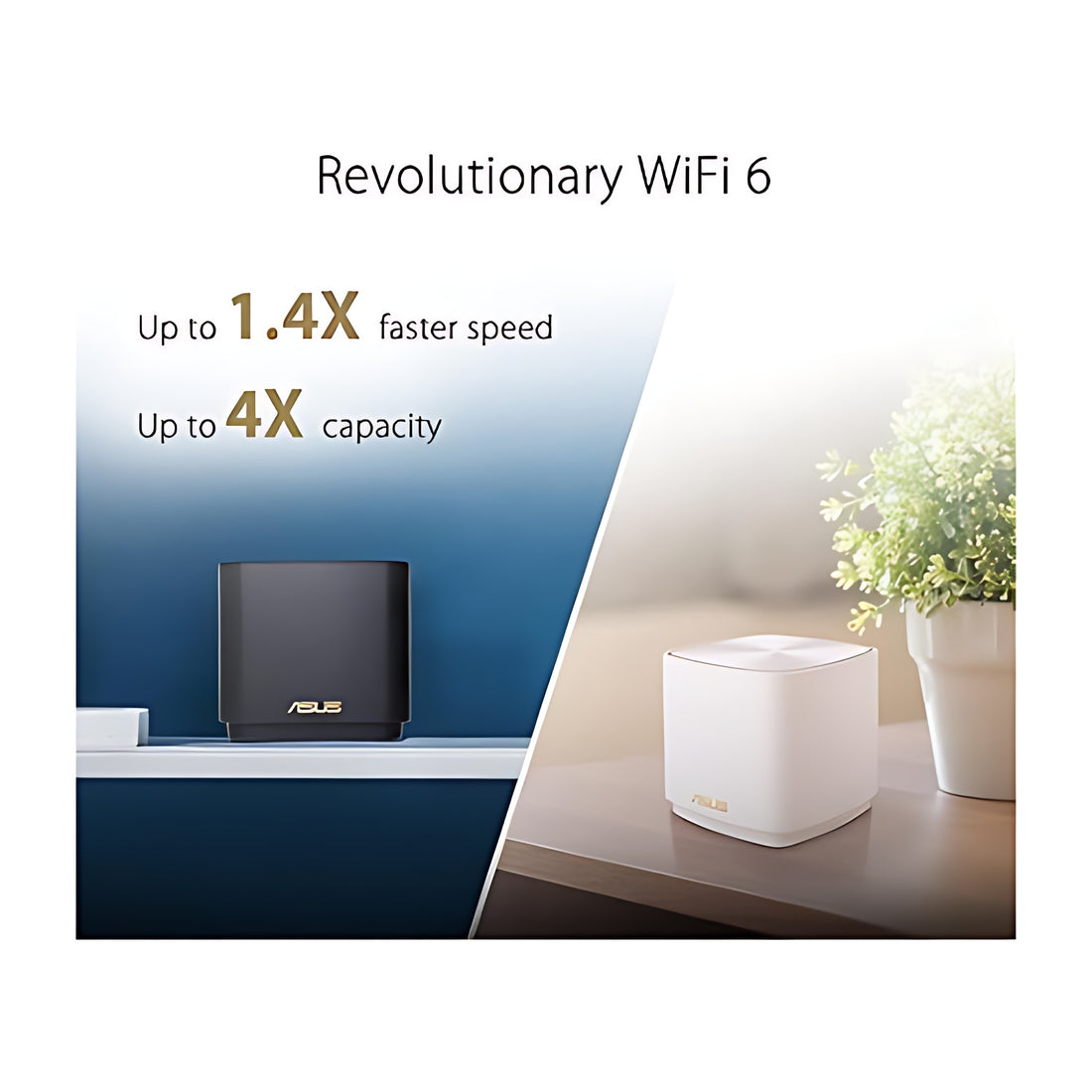 Asus ZenWiFi XD4S AX1800 Dual‑Band Mesh WiFi 6 System