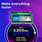 Crucial 8GB DDR4-3200 CL22 Laptop RAM