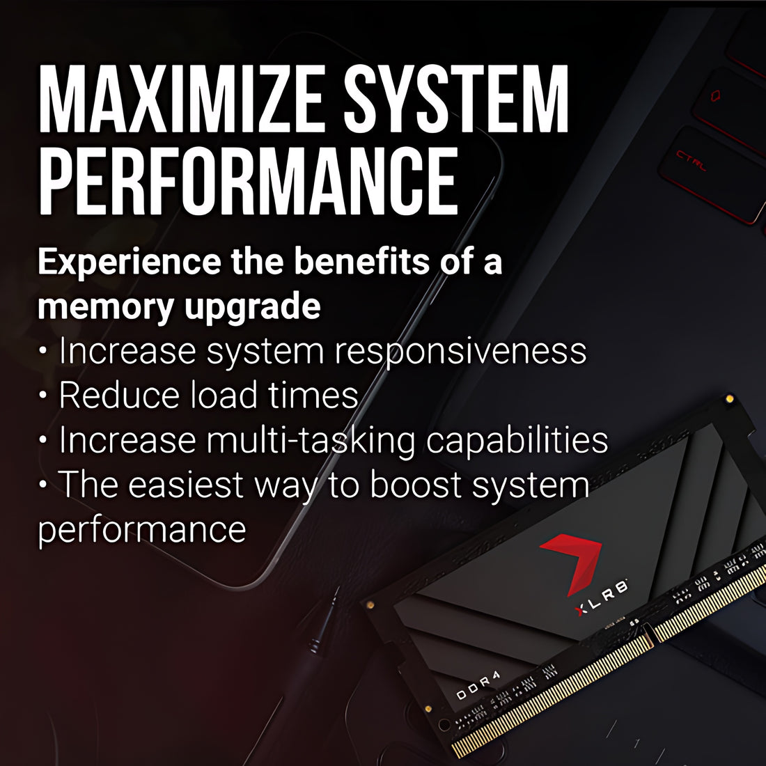 PNY XLR8 16GB (2x8GB) DDR4 3200MHz CL20 Laptop RAM