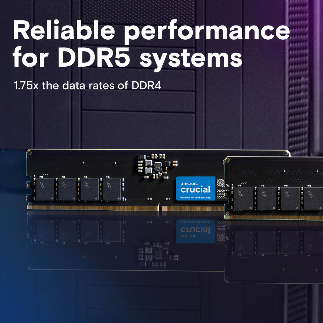 Crucial 8GB DDR5-4800 UDIMM CL40 Desktop RAM