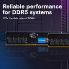 Crucial 32GB DDR5-4800 UDIMM CL41 Desktop RAM