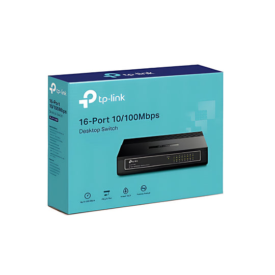 TP-Link TL-SF1016D 16-Port 10/100Mbps Desktop Switch