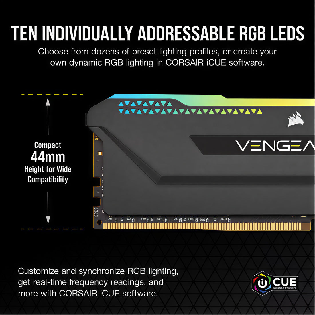 Corsair VENGEANCE RGB PRO SL 16GB (2x8GB) DDR4 3600MHz Desktop RAM