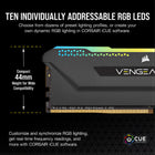 Corsair VENGEANCE RGB PRO SL 16GB (2x8GB) DDR4 3600MHz Desktop RAM